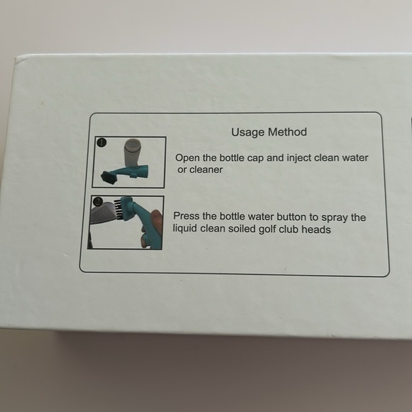Golf Club Cleaner Brush Buit-in Anti-Leak Bottle & Case / BRAND NEW - Picture 10 of 12